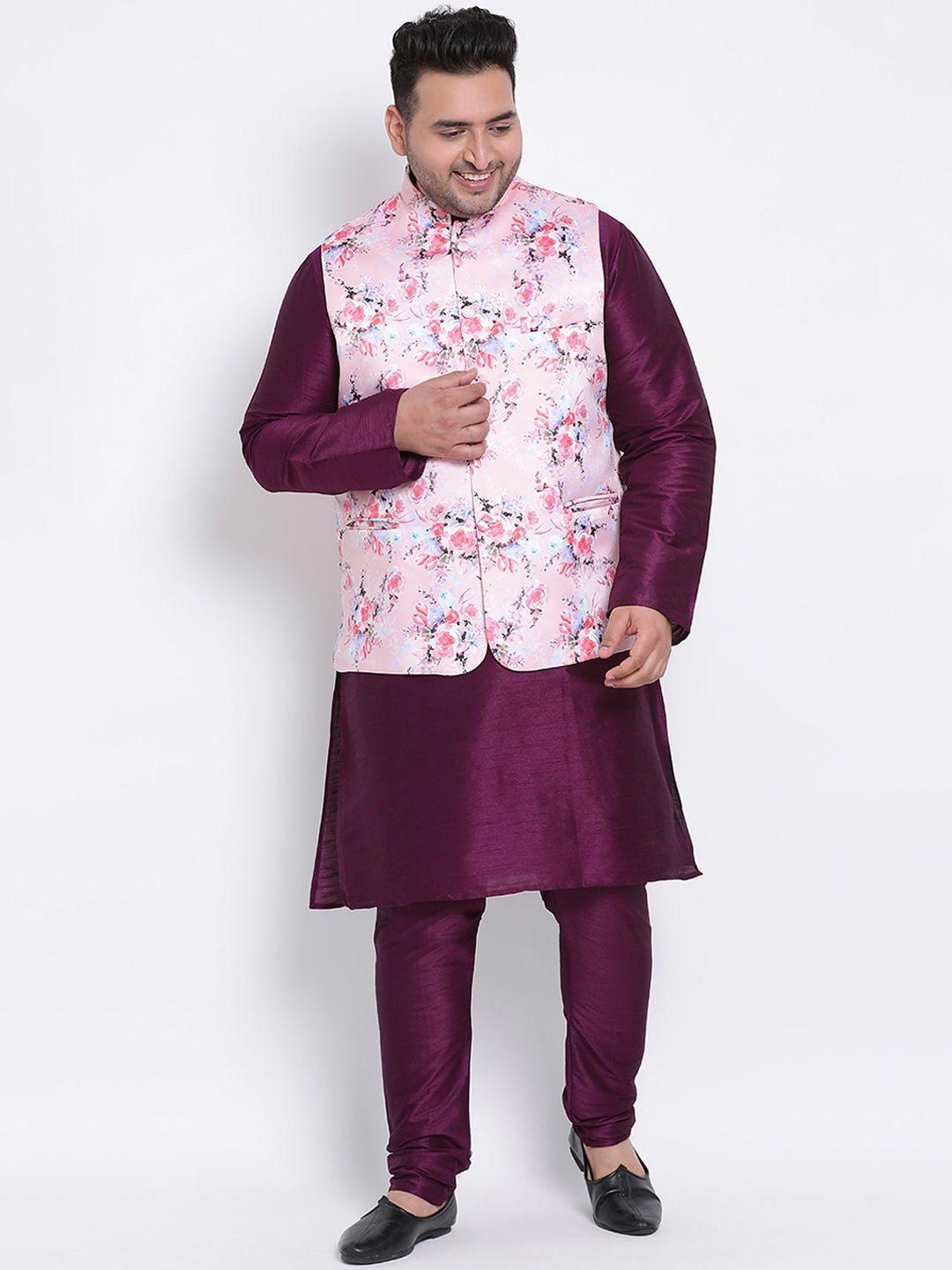 hangup trend men kurta with pyjama & nehru jacket