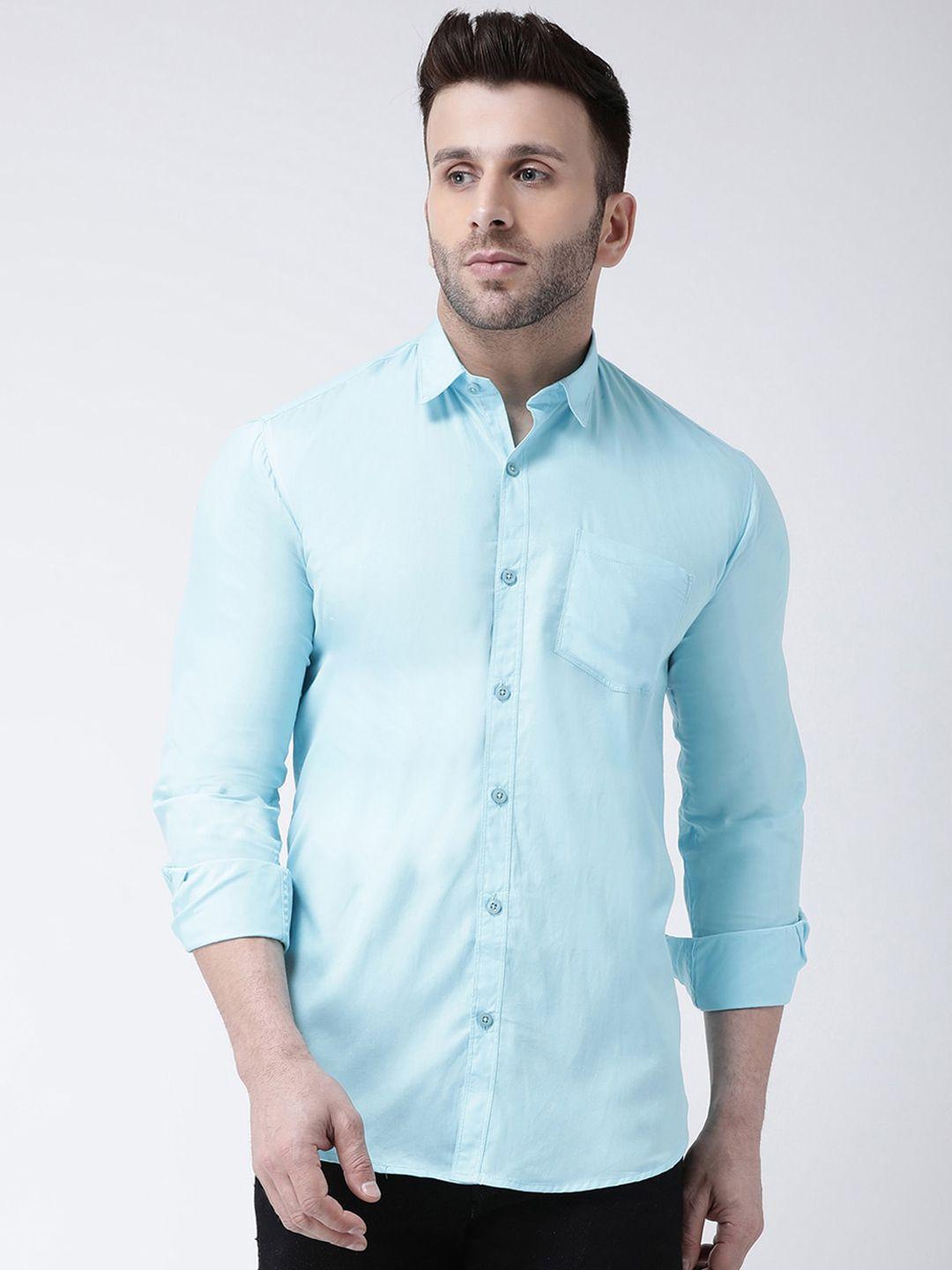 hangup trend slim fit casual pure cotton shirt