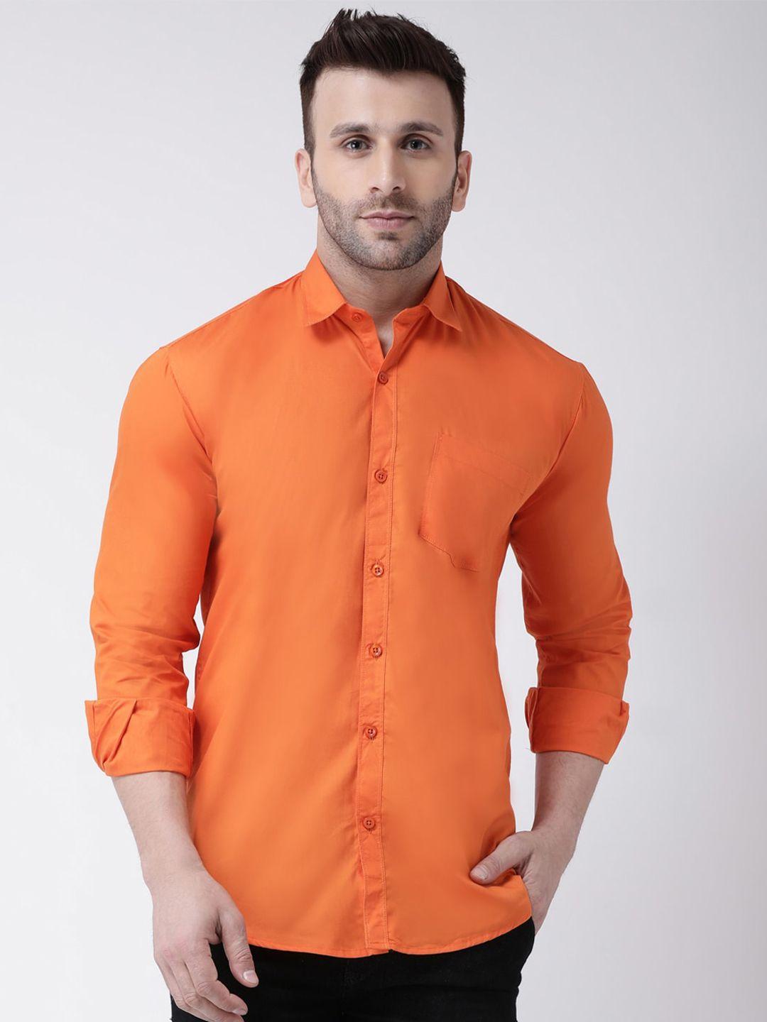 hangup trend slim fit casual pure cotton shirt
