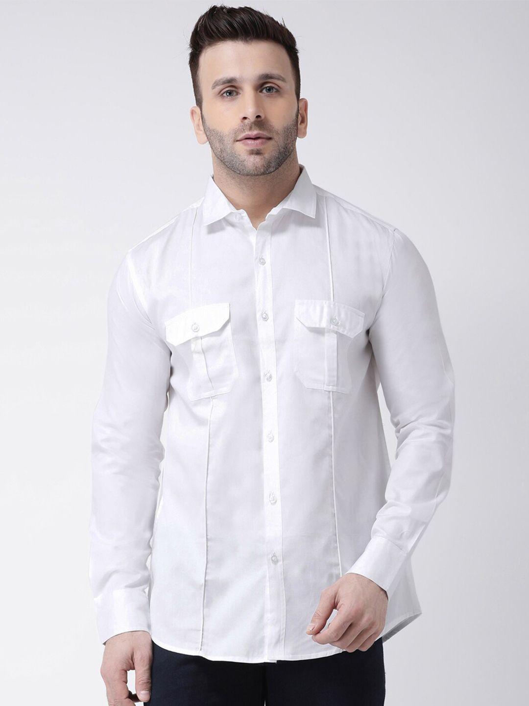 hangup trend slim fit cotton casual shirt
