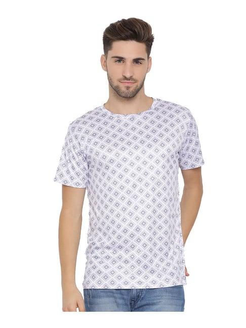 hangup white printed t-shirt