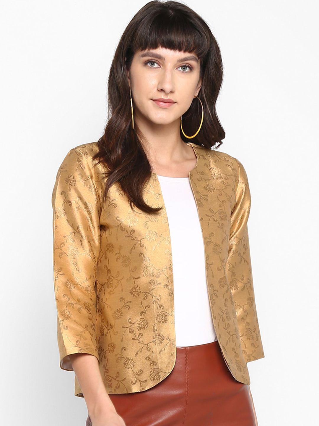 hangup women gold-toned lightweight jacket