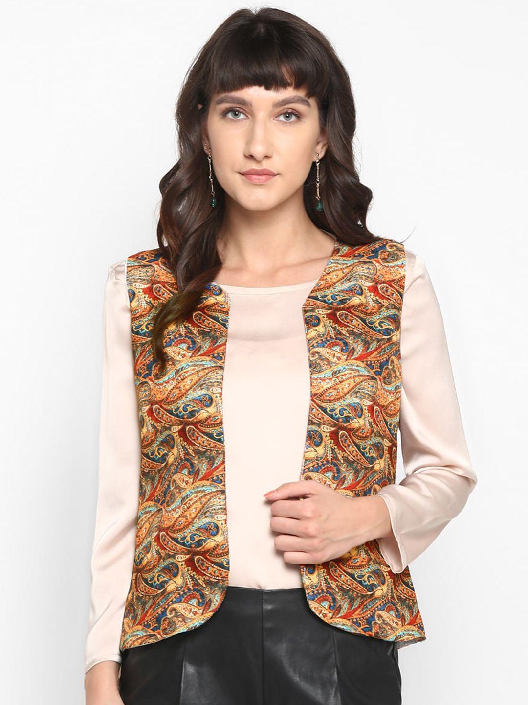 hangup women multicoloured printed lightweight tailored jacket