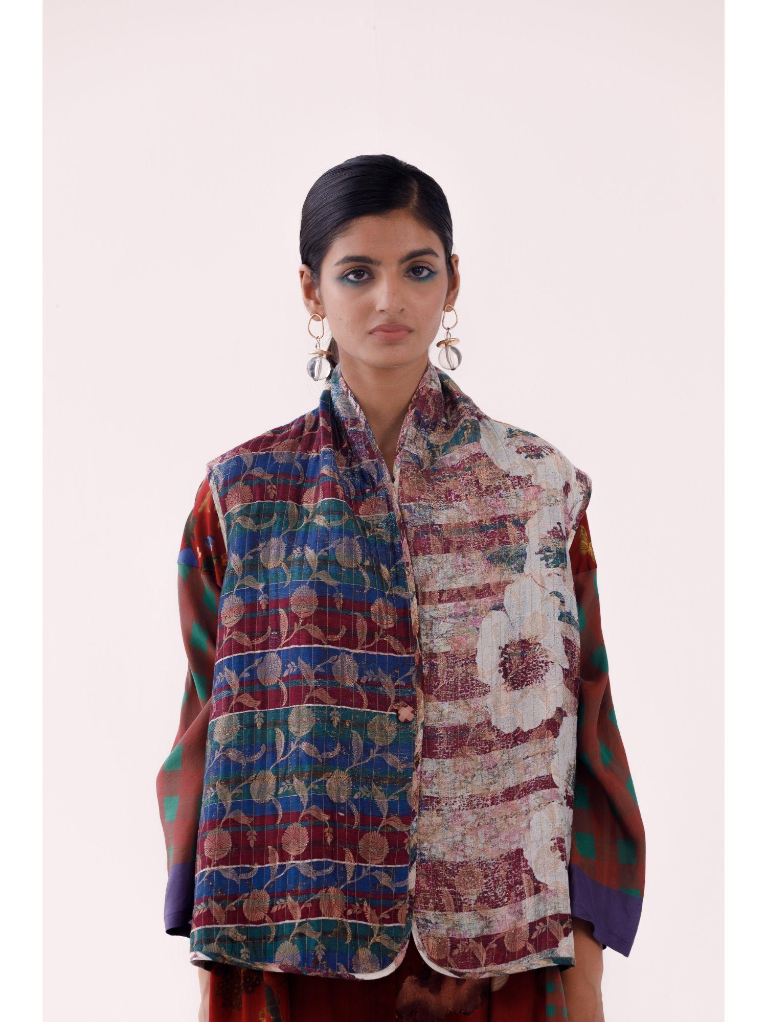 hanna ethnic jacket - multi-color