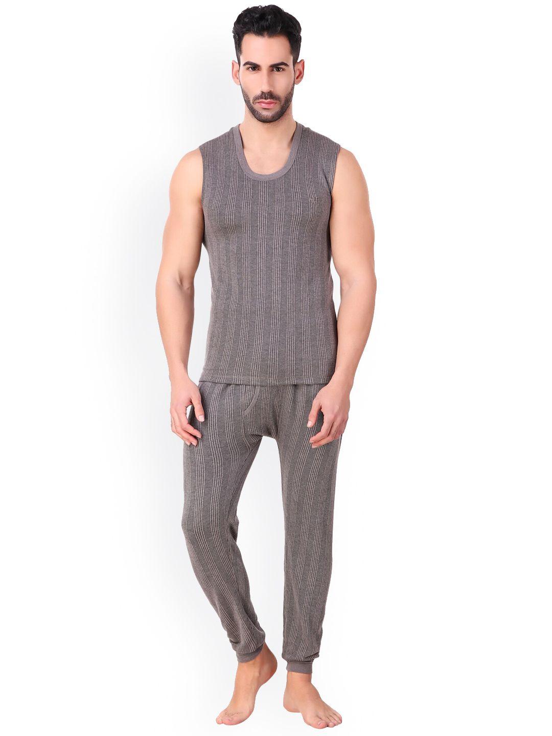 hap men striped thermal set