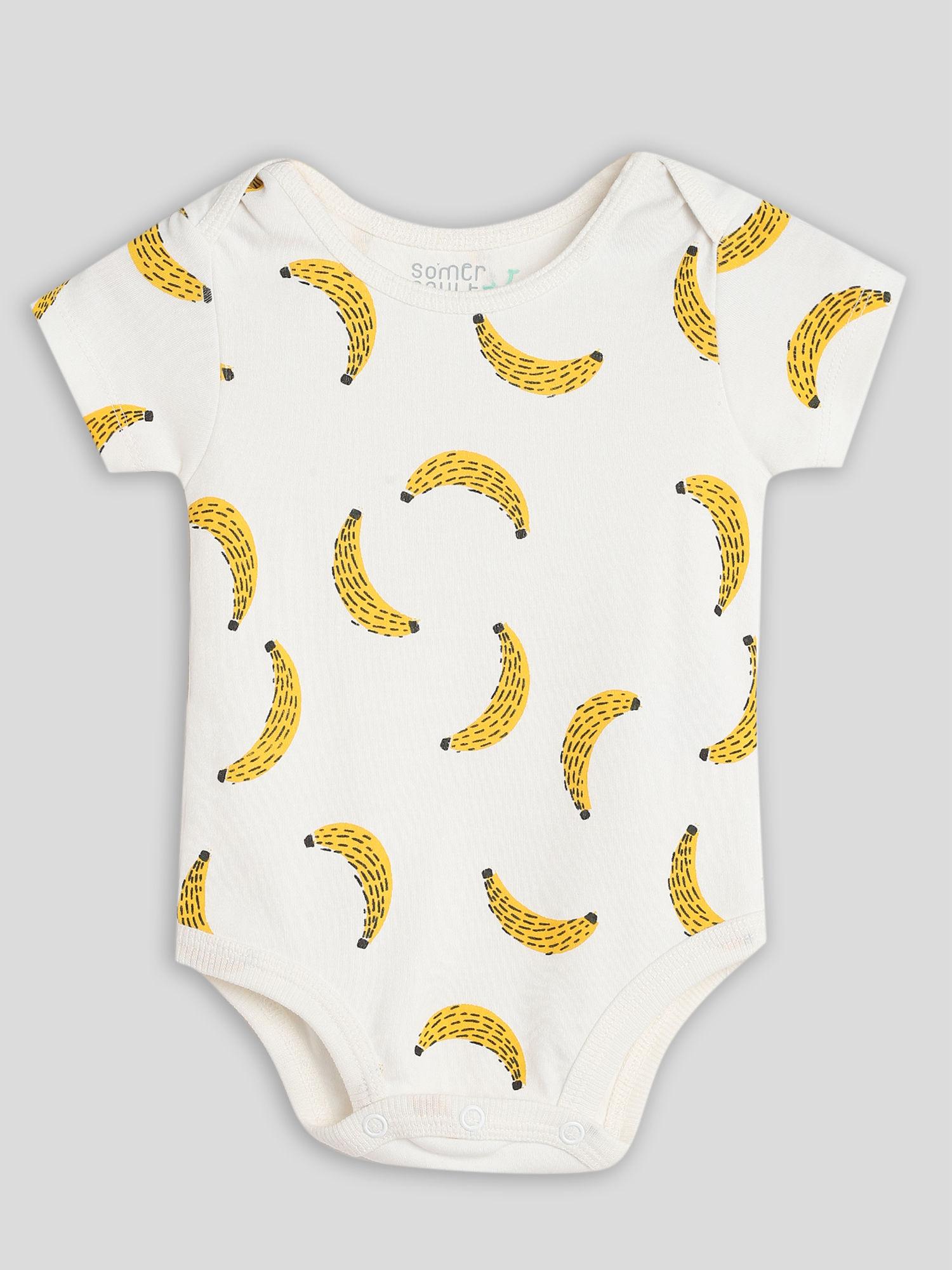 happy banana bodysuit