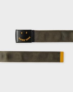 happy belt with buckle closure
