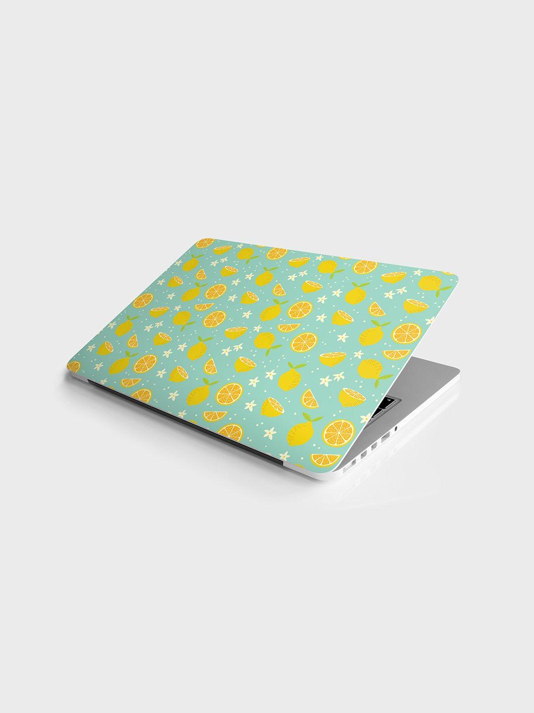 happywagon lemon slice laptop skin