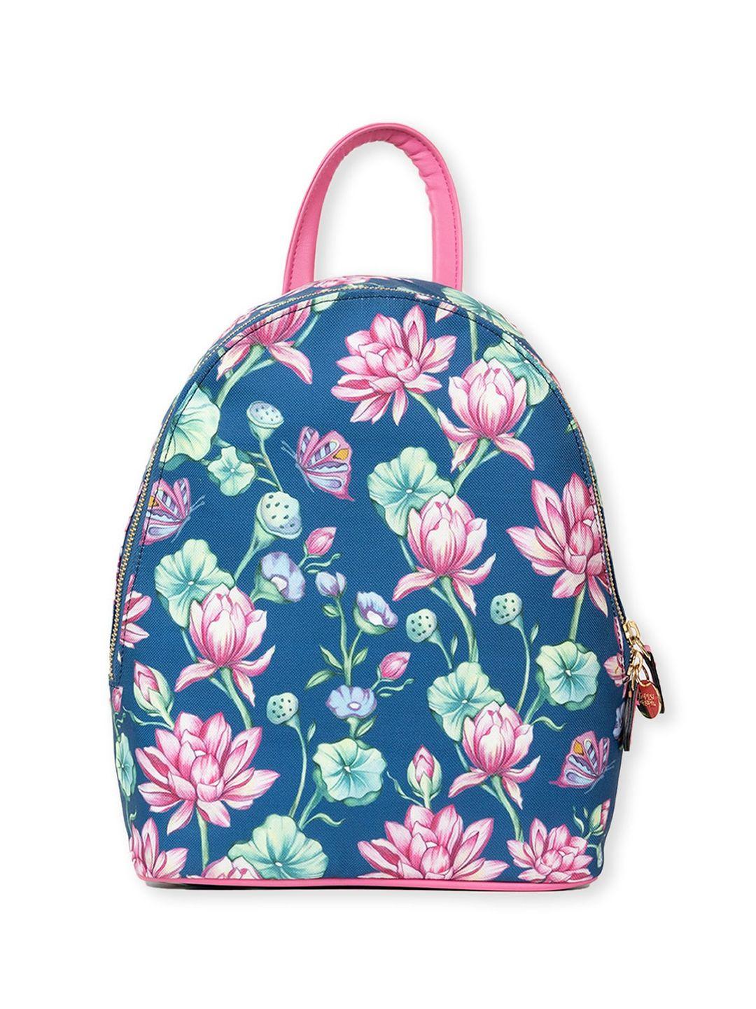 happywagon women floral printed ergonomic backpack