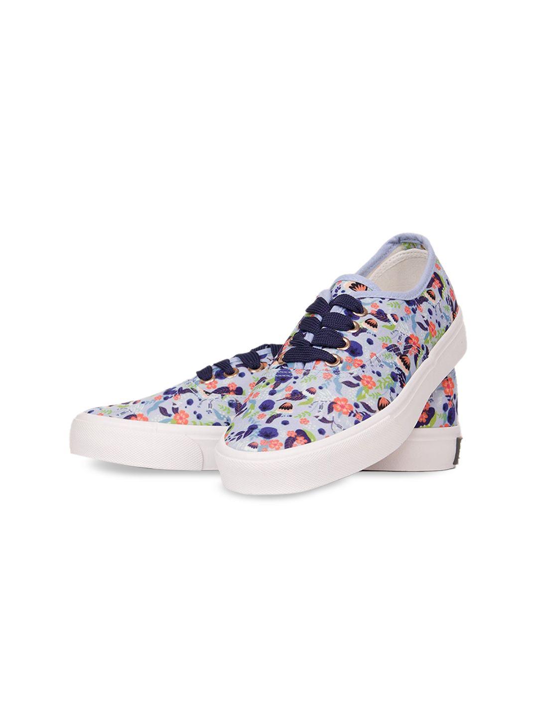 happywagon women printed canvas lightweight sneakers