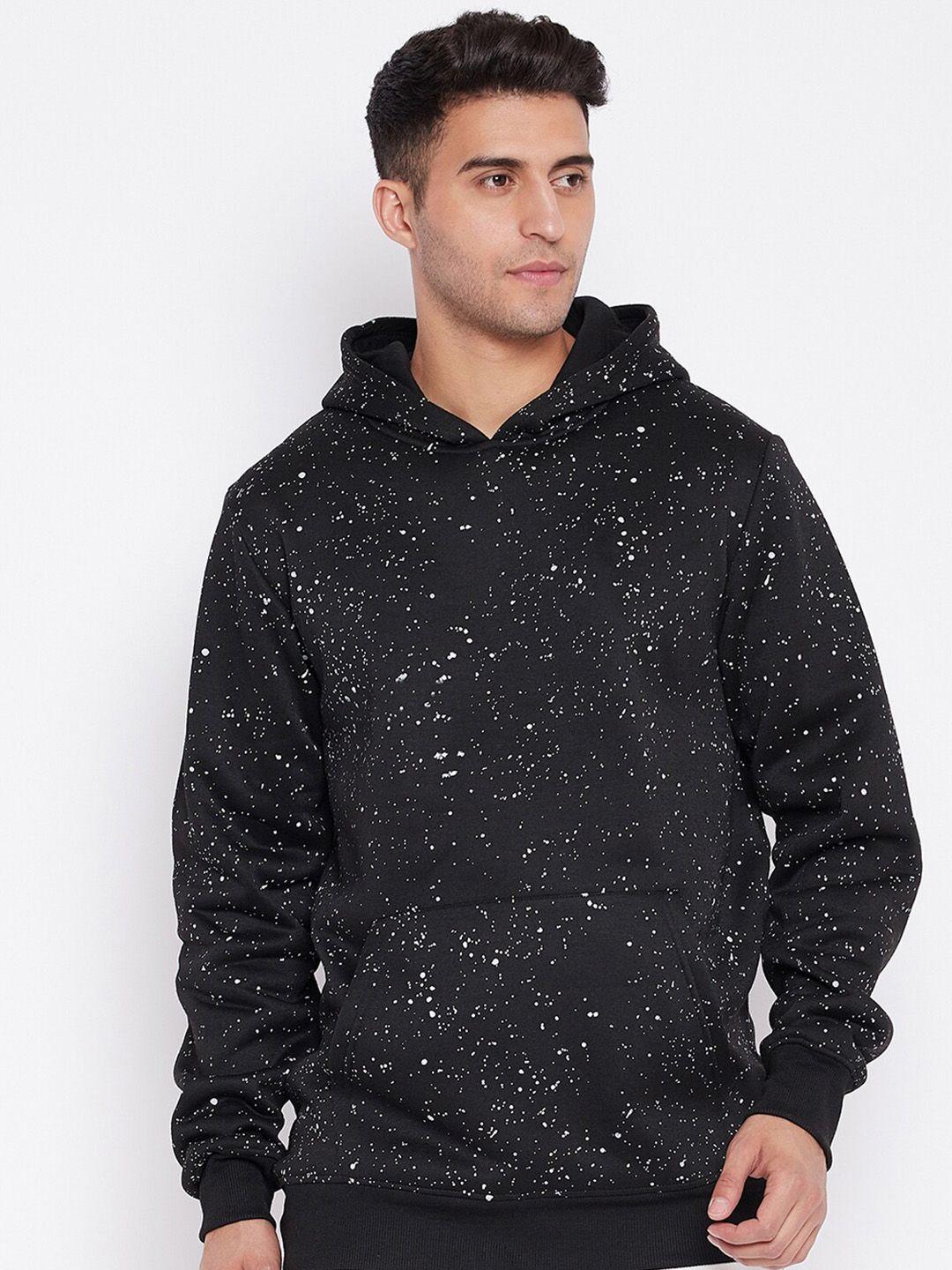 harbor n bay abstract printed hooded fleece sweatshirt