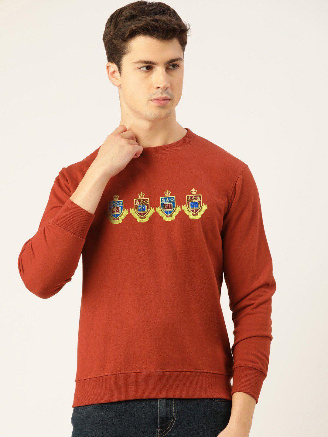 harbor n bay men printed cotton sweatshirt