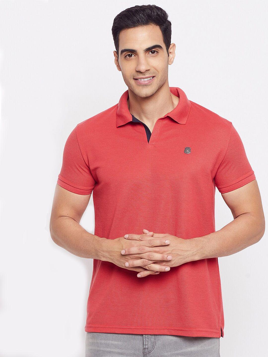 harbor n bay polo collar pure cotton t-shirt