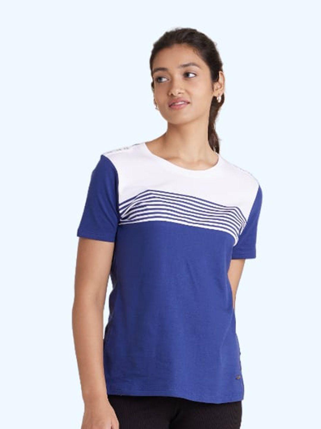 harbour 9 colourblocked cotton top