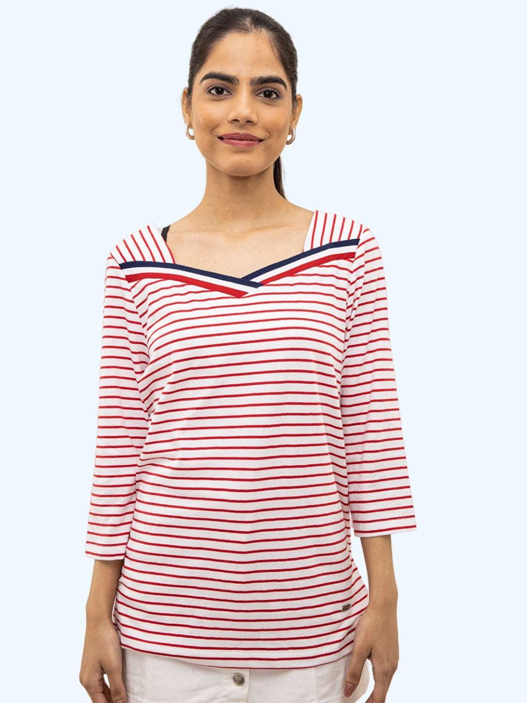 harbour 9 the cornwallis striped cotton top