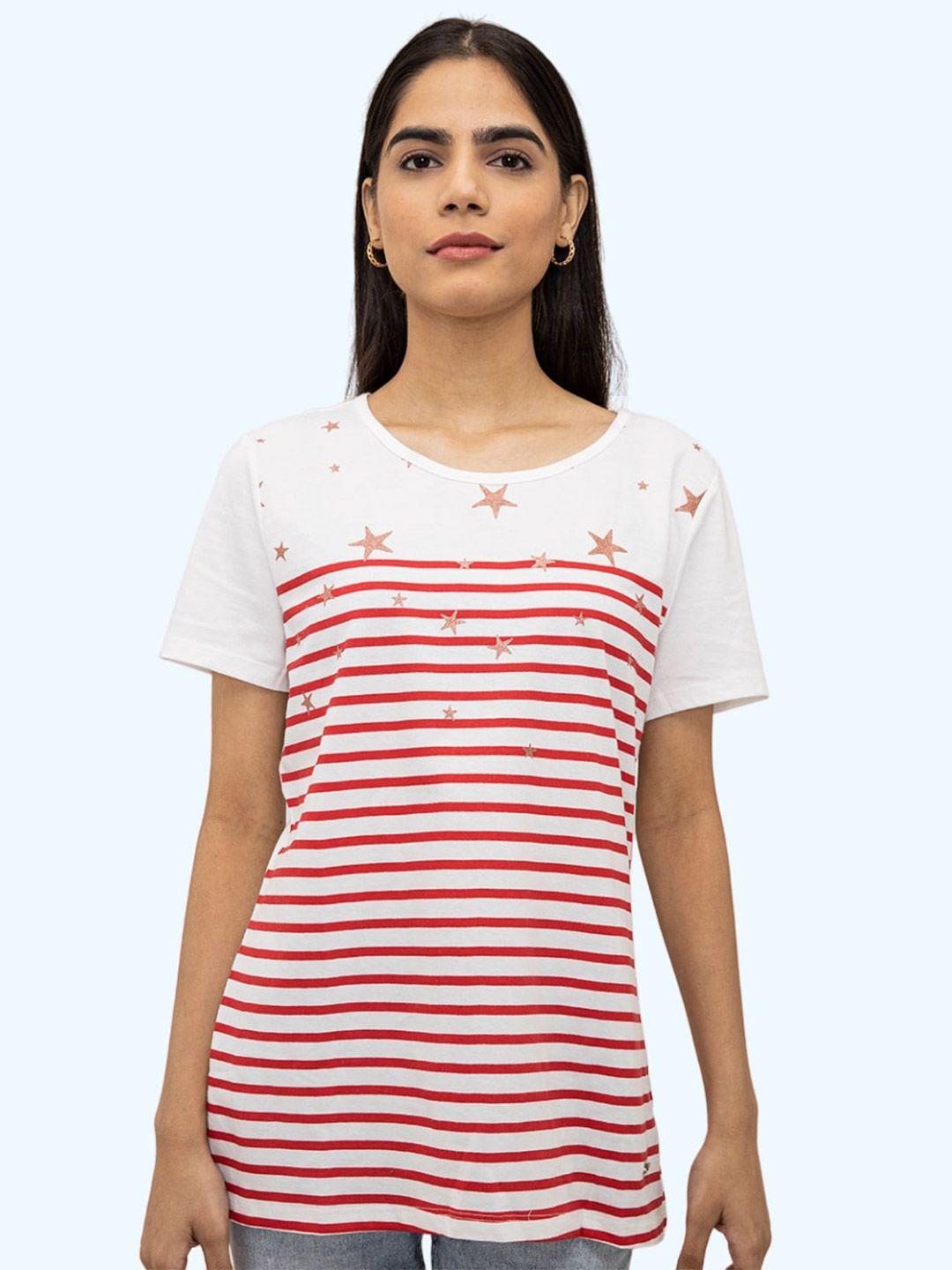 harbour 9 the nicolau striped cotton top