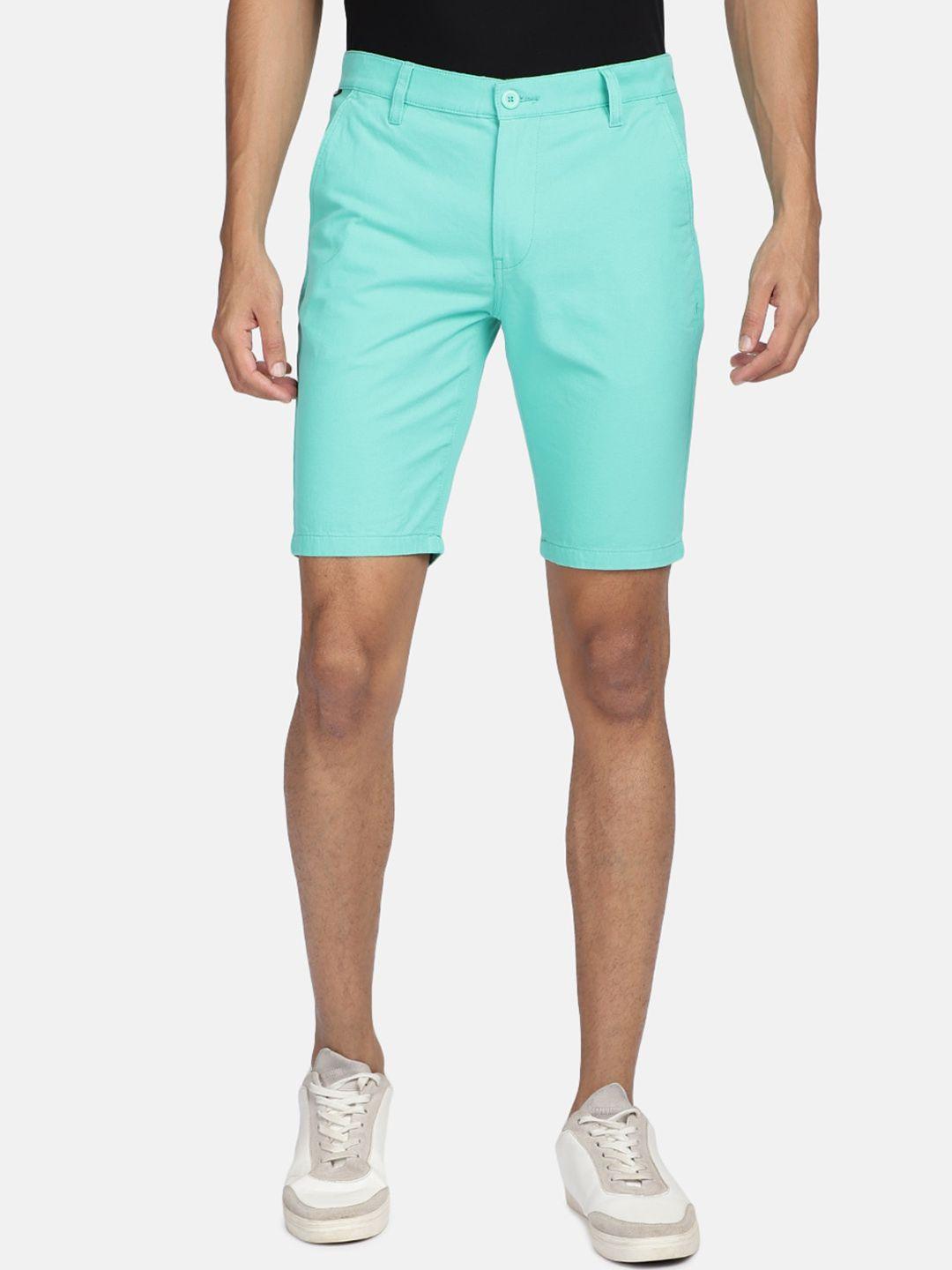 hardsoda men mid-rise slim fit cotton shorts