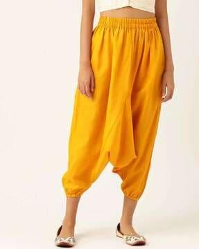 harem pants with elasticated waist