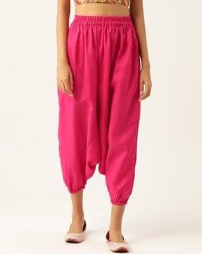 harem pants with elasticated waistband