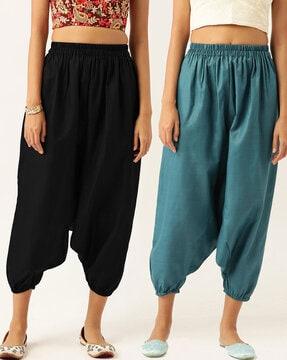 harem pants with elasticated waistband