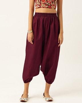 harem pants with elasticated waistband