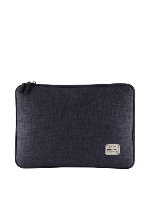 harissons black solid small laptop sleeve