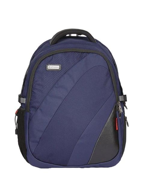 harissons 40 ltrs navy blue large laptop backpack