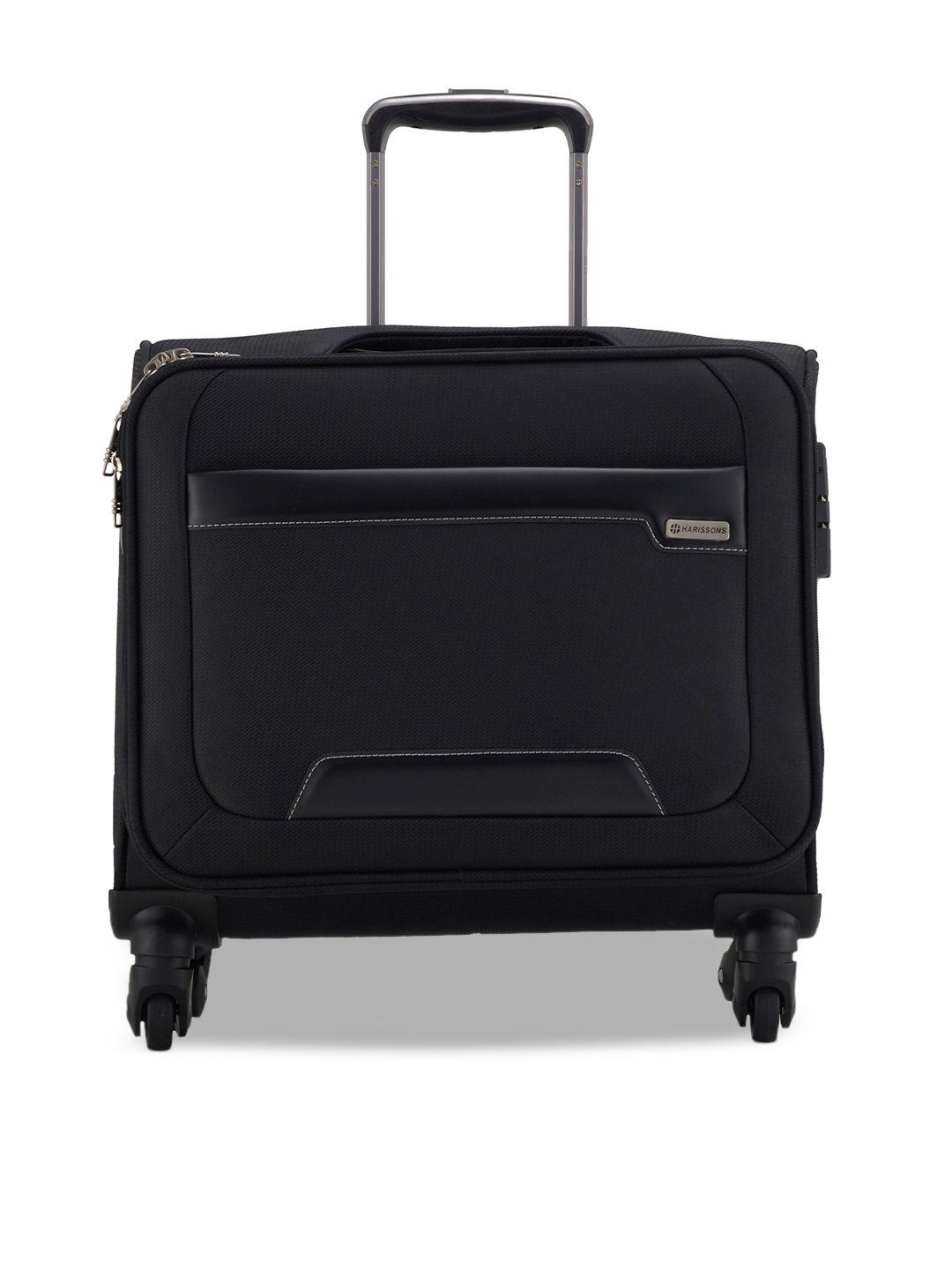 harissons textured medium trolley bag