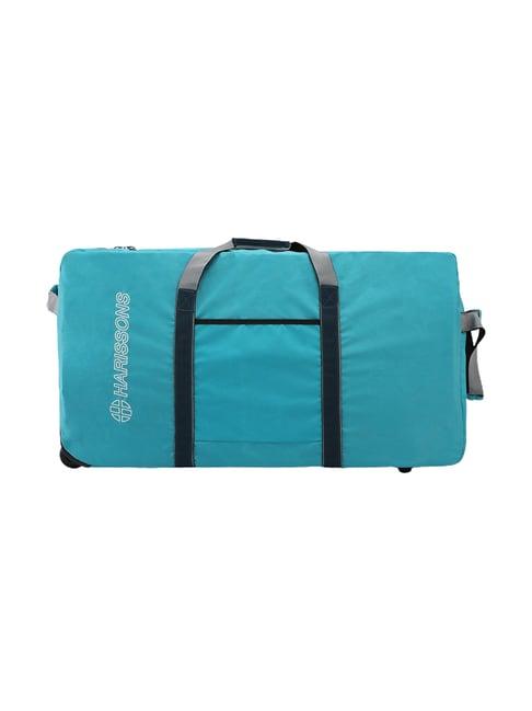 harissons turquoise blue large duffel holdall bag