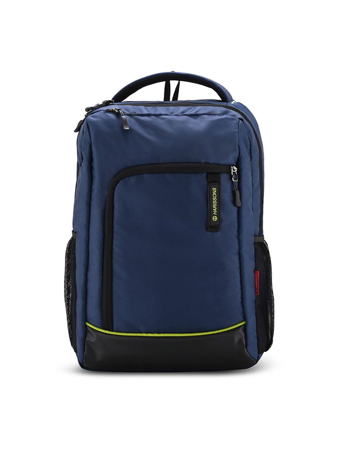 harissons unisex navy blue backpack