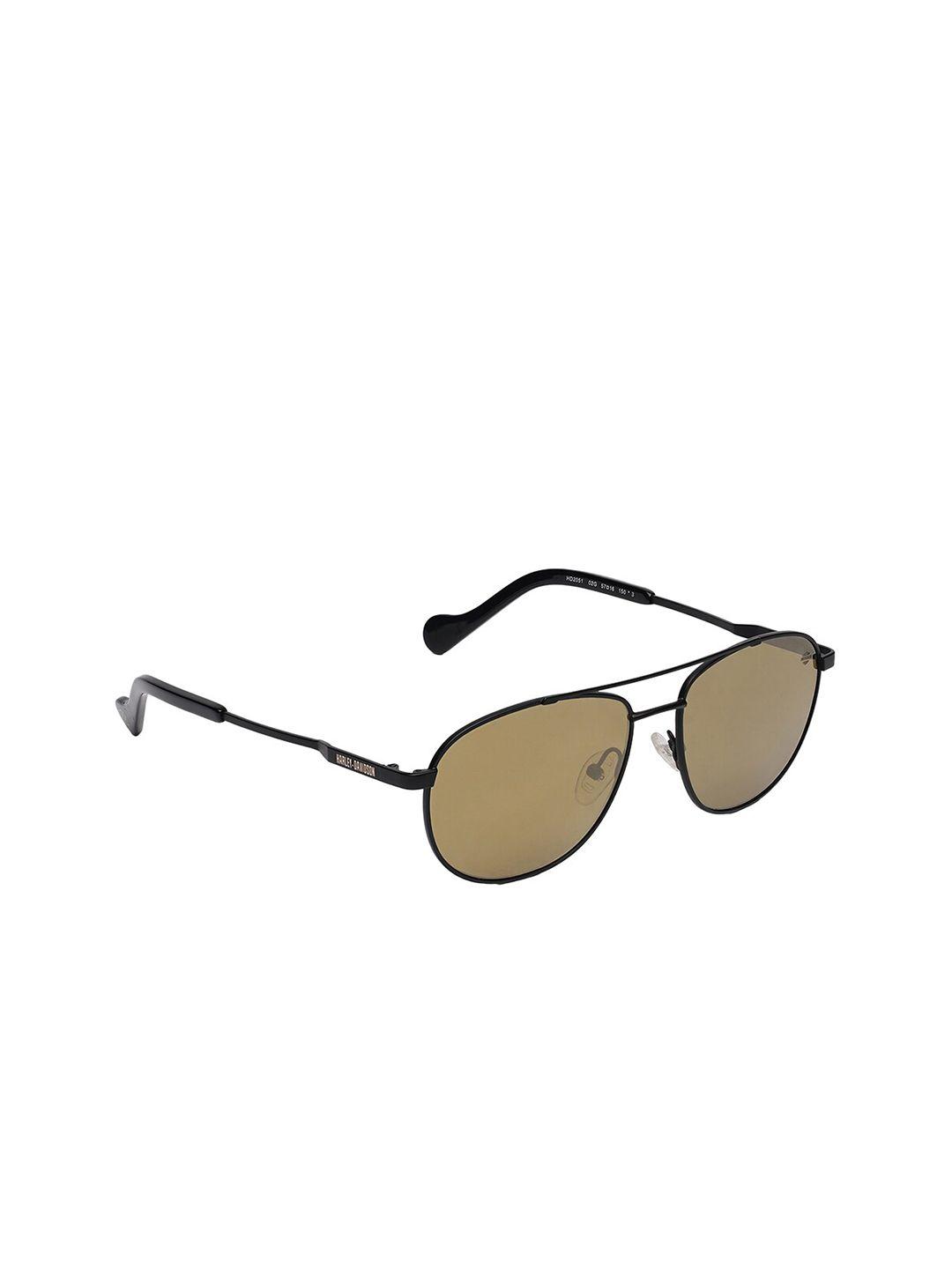 harley-davidson men aviator sunglasses with uv protected lens