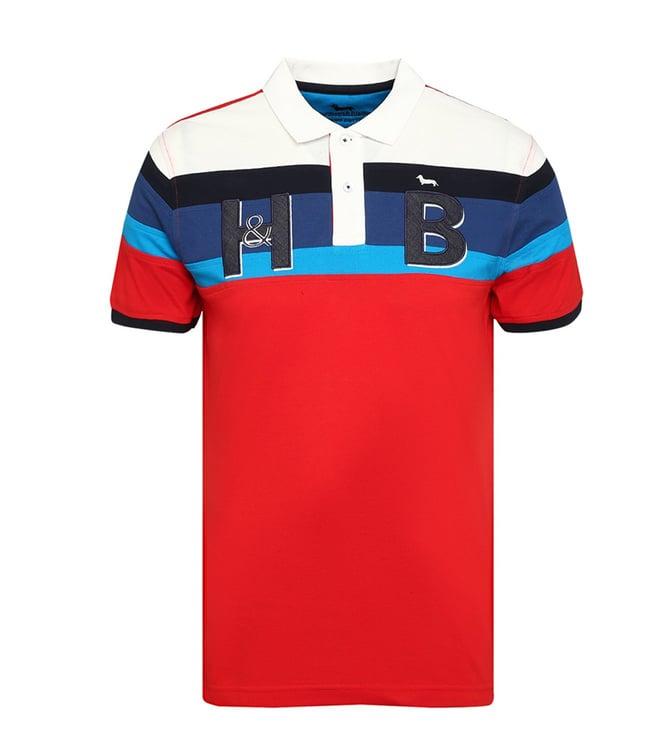 harmont & blaine multi logo regular fit polo t-shirt