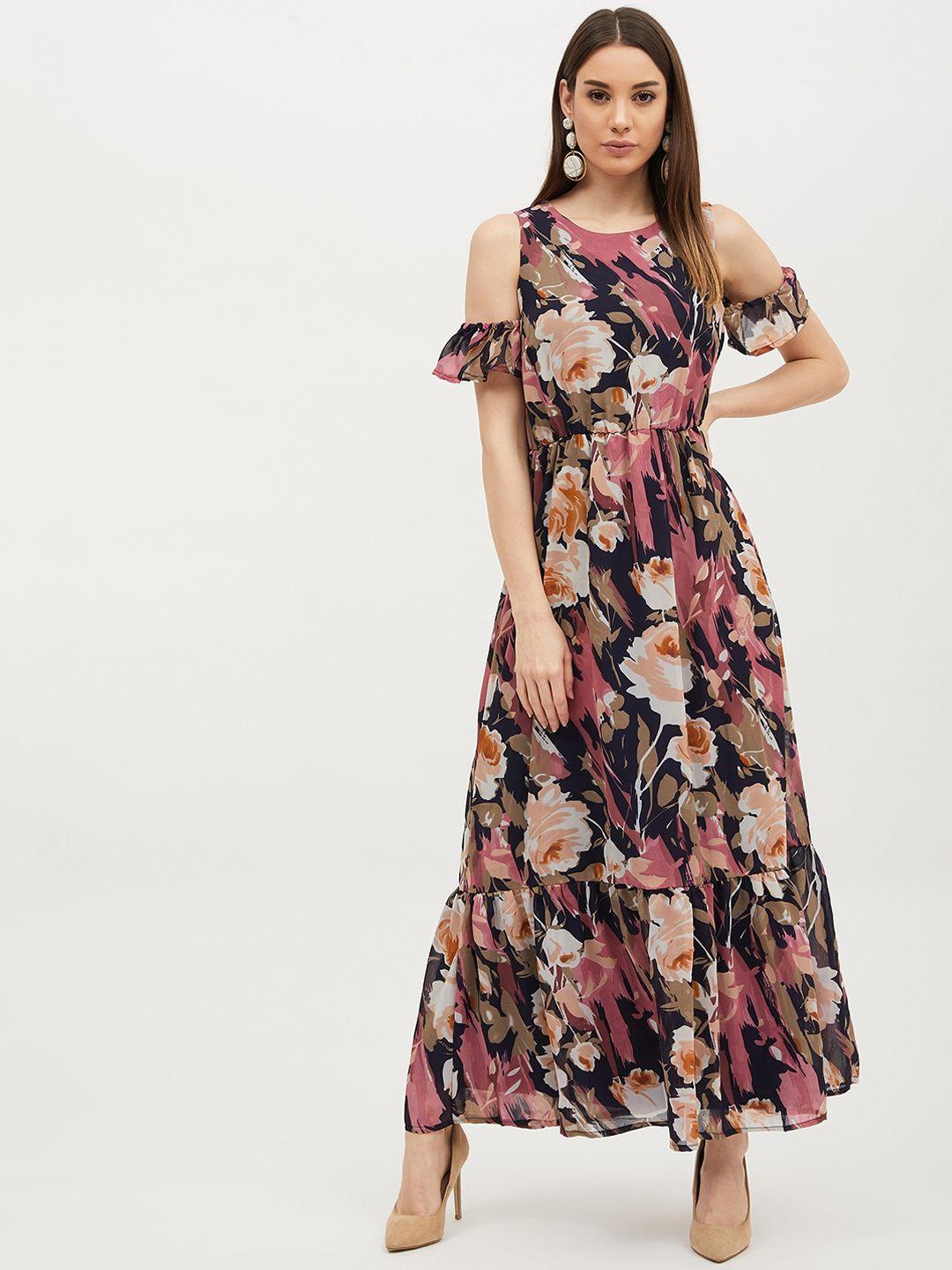 harpa women multicoloured floral print maxi dress