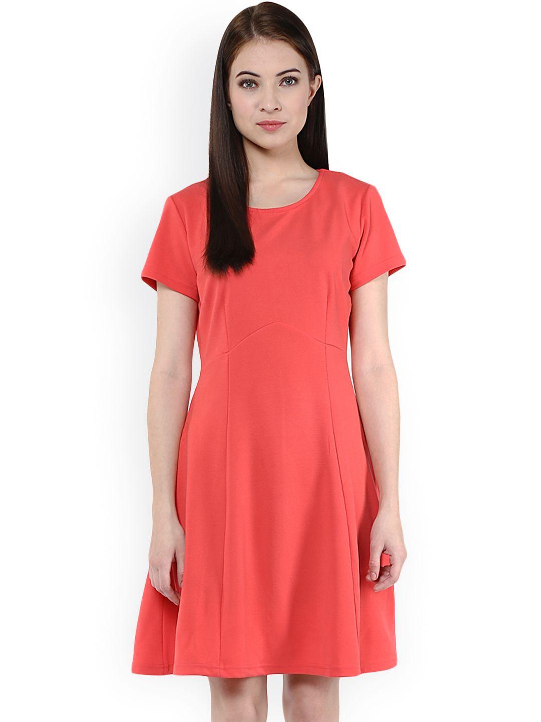 harpa coral pink a-line dress