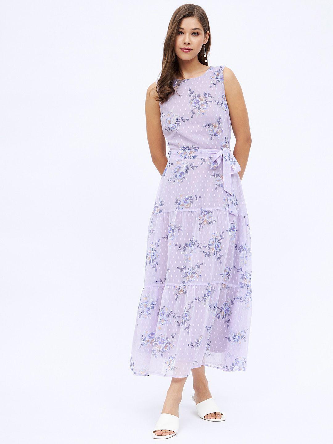 harpa floral georgette a-line dress