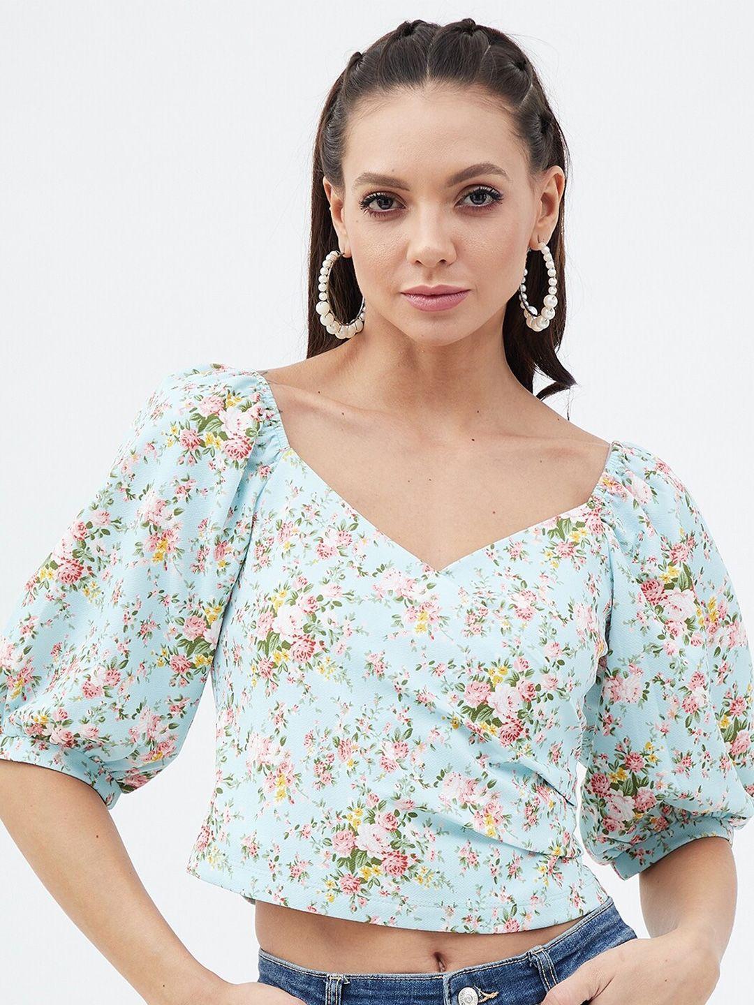 harpa floral print crop top