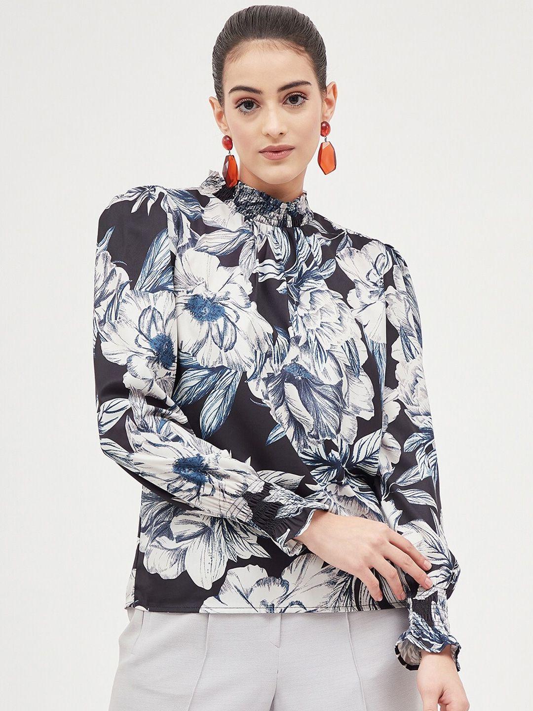 harpa floral print high neck top