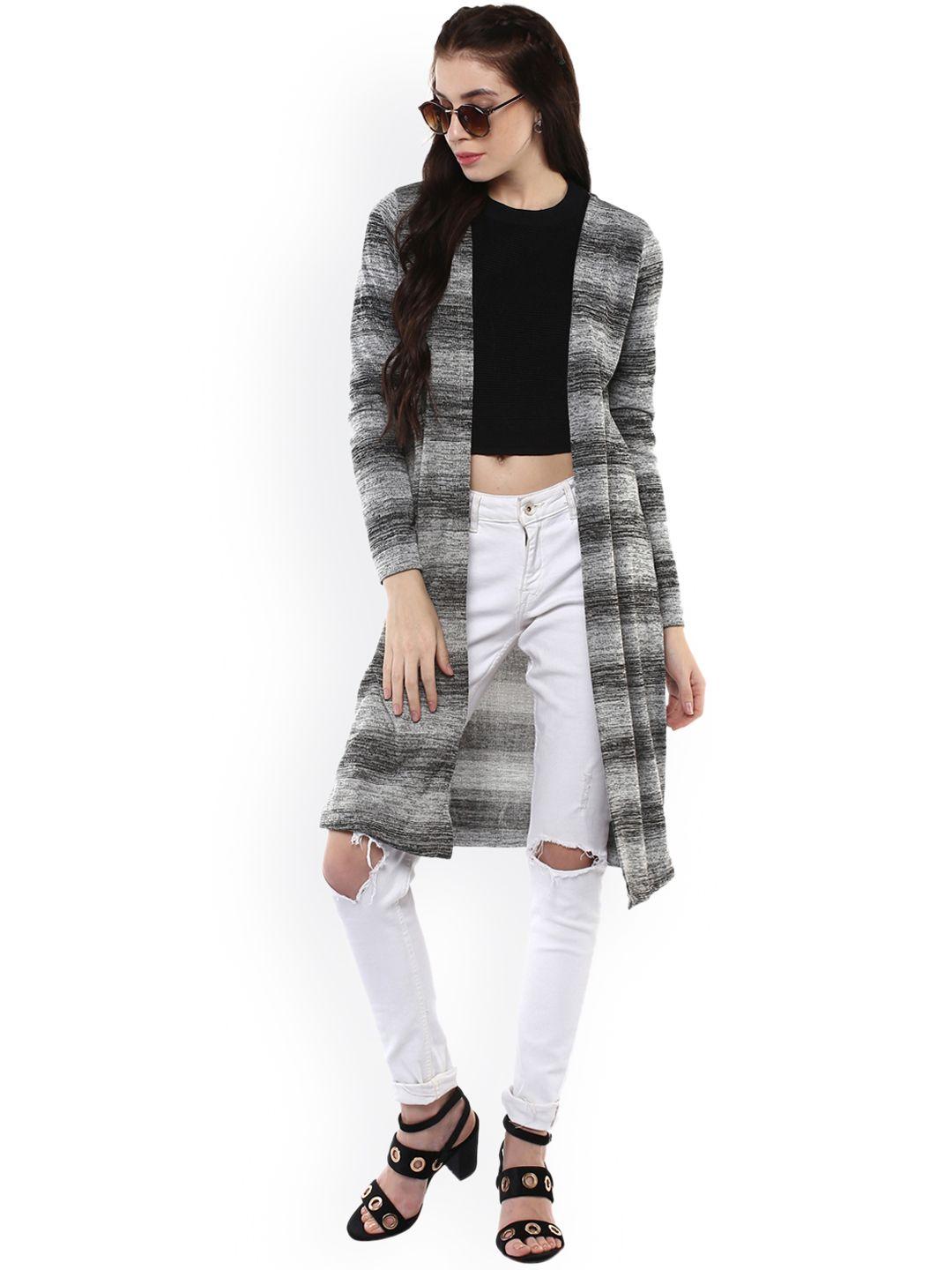 harpa grey striped shrug