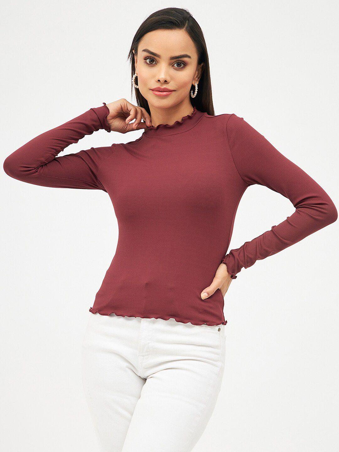 harpa high neck fitted top