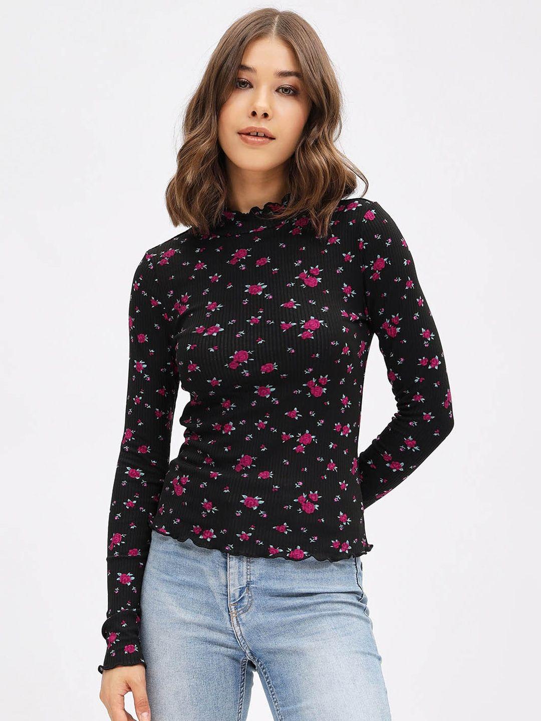 harpa high neck floral print top