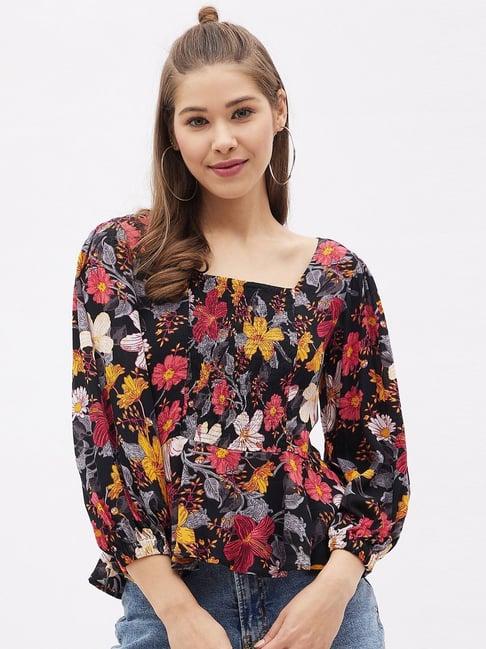 harpa multicolored floral print top