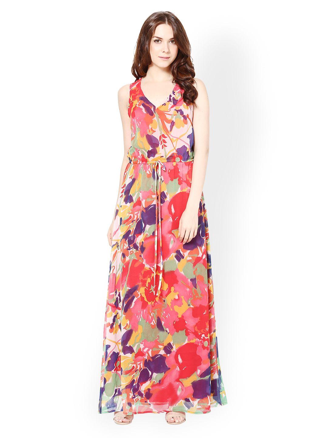 harpa multicoloured printed maxi dress