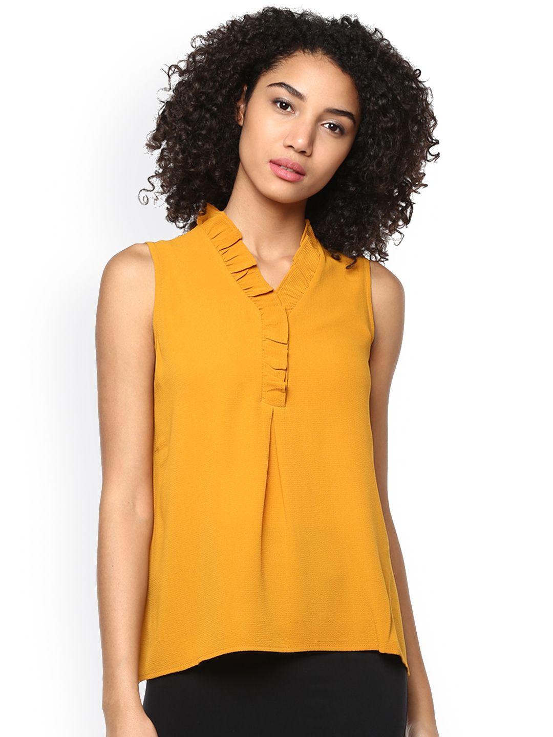 harpa mustard yellow top