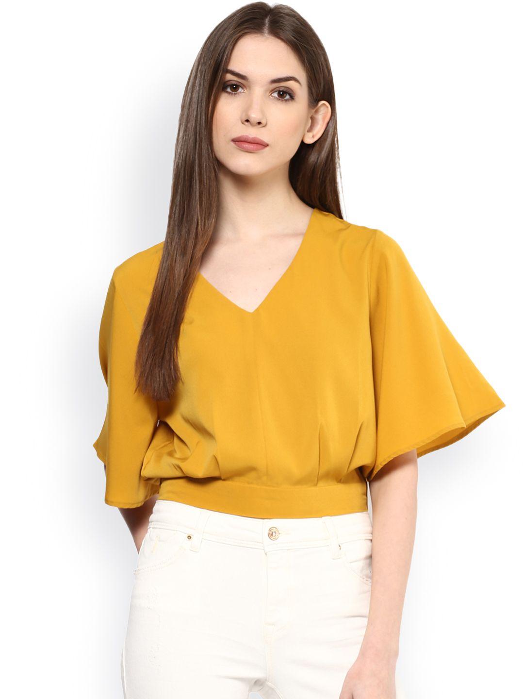 harpa mustard yellow top