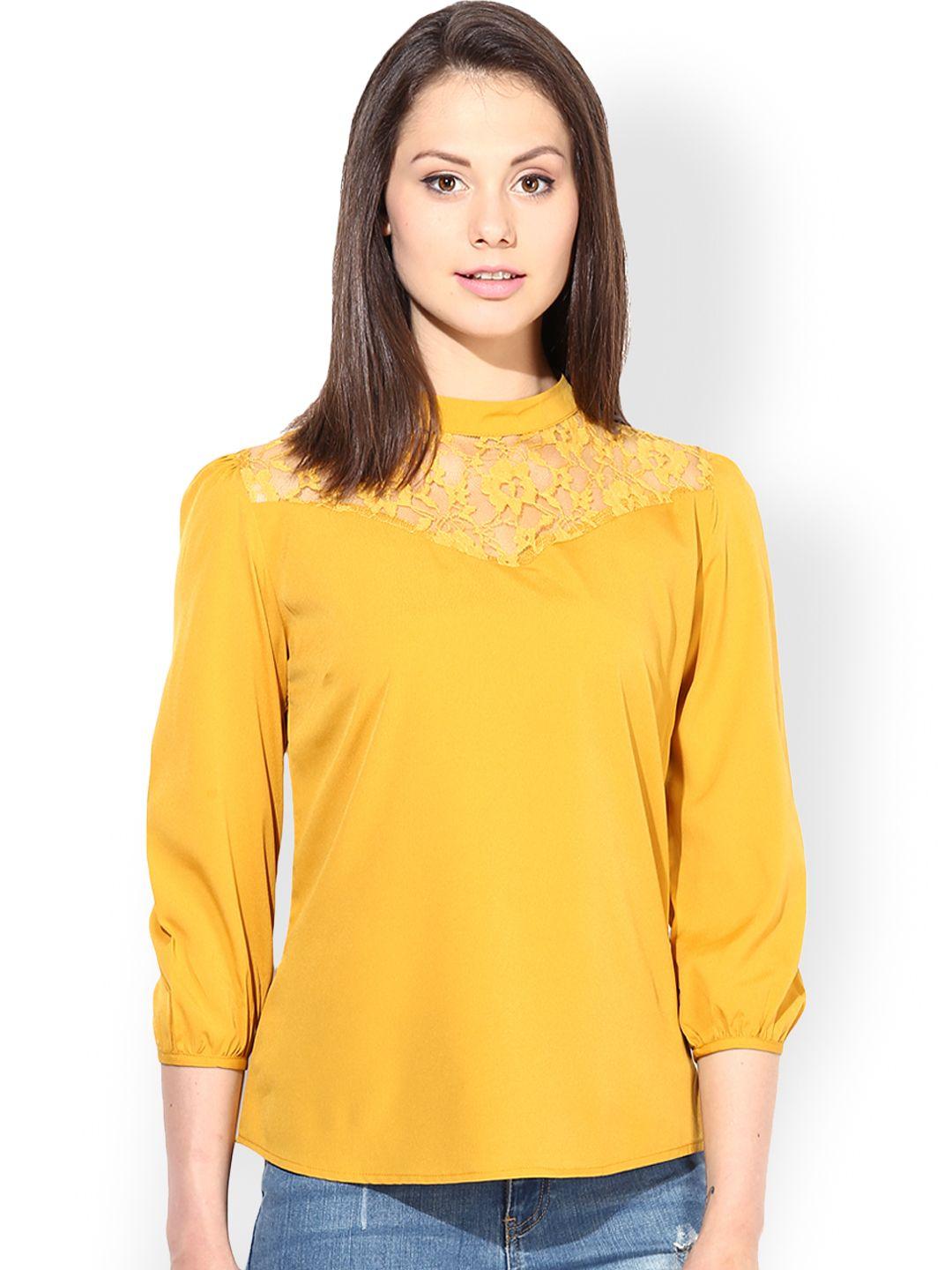 harpa mustard yellow top