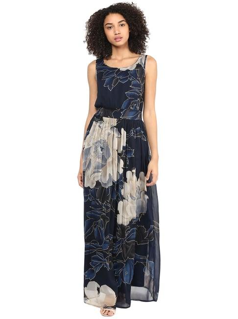 harpa navy floral print dress