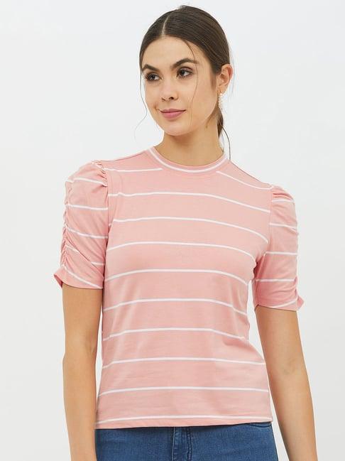 harpa pink & white striped top