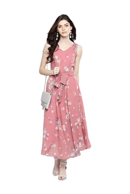 harpa pink floral print dress