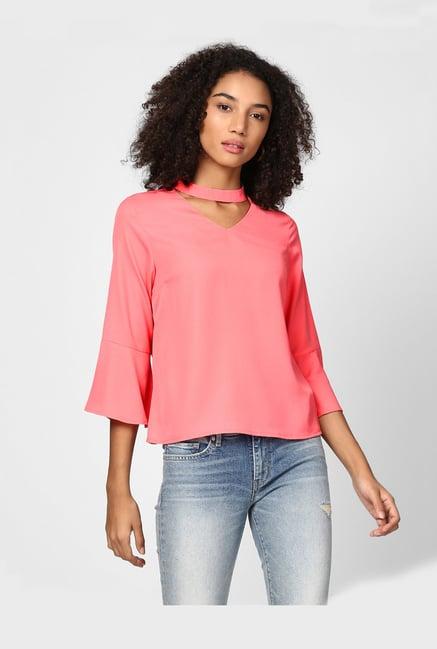 harpa pink regular fit top