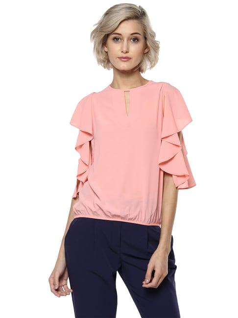 harpa pink regular fit top